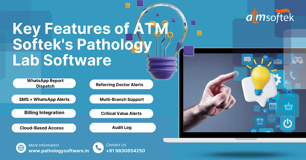 Pathology Software with WhatsApp Report